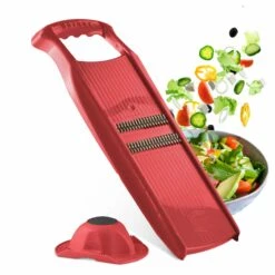 BÖRNER Roko PowerLine Mit Fruchthalter | Reibe & Gemüsehobel | Grün