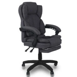 Schreibtischstuhl Bürostuhl Stoff Gamingstuhl Racing Chair Chefsessel Mit Fußstütze