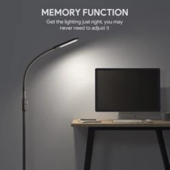 Aukey LT-ST35 Stehlampe 12W LED Stufenlos Dimmbar, 3 Farbtemperaturen Standleuchte, Augenschonendes Licht Mit Flexiblem Schwanenhals Zum Arbeiten, Lesen Und Entspannen -OUTSUNNY Verkäufe 8600367000 1713 prod 005