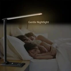 Aukey LT-T10-Whi LED Nachttischlampe, Berührungssteuerung Tischlampe Mit 5 Farbtemperaturen, 5 Helligkeitsstufen, Nachtlichtmodus, 1-Stunden-Timer Und USB-Ladeanschluss -OUTSUNNY Verkäufe 8600367000 2239 prod 005