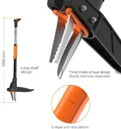 TACKLIFE GSW1A, Stehender Jäter, Verdickter Edelstahl Mit 3 Krallen Und Hochfesten Pedalen, Automatisches Federrücklaufgerät, Effizienter Jäter 8 TACKLIFE GSW1A, Stehender Jäter, Verdickter Edelstahl Mit 3 Krallen Und Hochfesten Pedalen, Automatisches Federrücklaufgerät, Effizienter Jäter -OUTSUNNY Verkäufe 8600367000 2365 prod 003