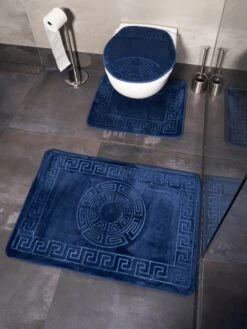 3-Teilig Badematte Rutschfest