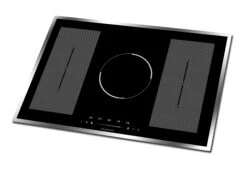 WOLKENSTEIN Kochfeld. Induk. IF77-1.2FZ-2W, Edelstahlrahmen