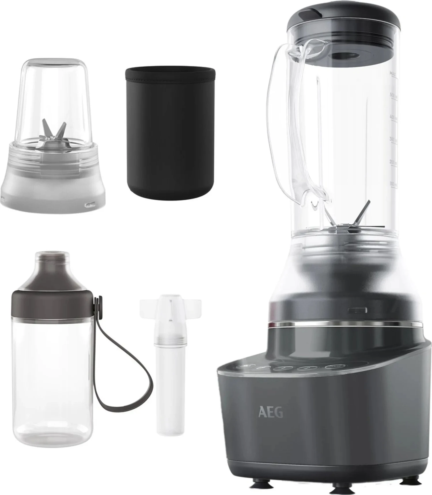 AEG CB 7-1-8 MTM Standmixer Smoothie Maker Gourmet 7 Kompakt, Ice Crusher 6 AEG CB 7-1-8 MTM Standmixer Smoothie Maker Gourmet 7 Kompakt, Ice Crusher – Bild 6