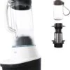 AEG TB 7-1-4 CW Standmixer, Smoothie Maker, Crushed Eis, Gourmet 7 Weiß/schwarz, 1,5 Liter