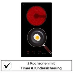 YUNA Doppelkochplatte CALOR EBK2, Glaskeramik, Touch Control -OUTSUNNY Verkäufe 8600368200 787 1312 prod 003