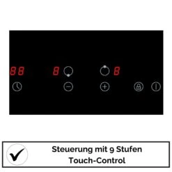 YUNA Doppelkochplatte CALOR EBK2, Glaskeramik, Touch Control -OUTSUNNY Verkäufe 8600368200 787 1312 prod 004