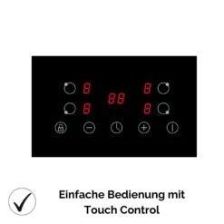 YUNA Glaskeramik-Kochfeld CALOR EBK4, Touch Control -OUTSUNNY Verkäufe 8600368200 790 1315 prod 004